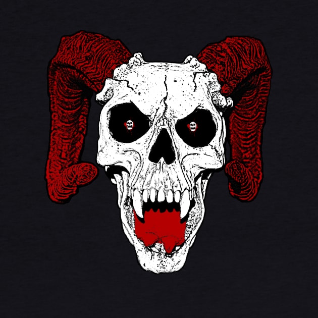 ATH Demon Skull by All The Horror